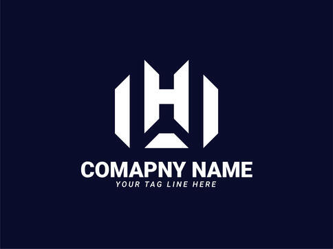 Letter H and W Logo